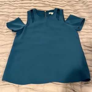 Cooper & Ella womens cold shoulder top